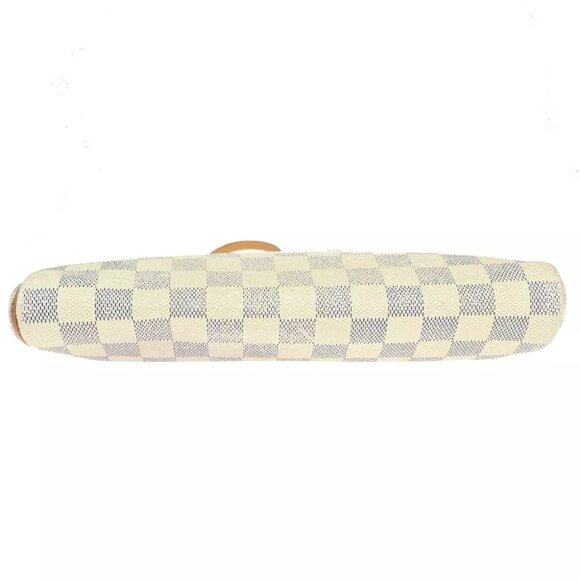 LOUIS VUITTON Eva 2Way Chain Shoulder Bag Damier Azur Leather WE N55214 10YF973 - Picture 10 of 15